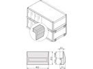 SCHROFF stapelhulp kit voor RatiopacPRO/-Air case of Interscale, RAL 7016