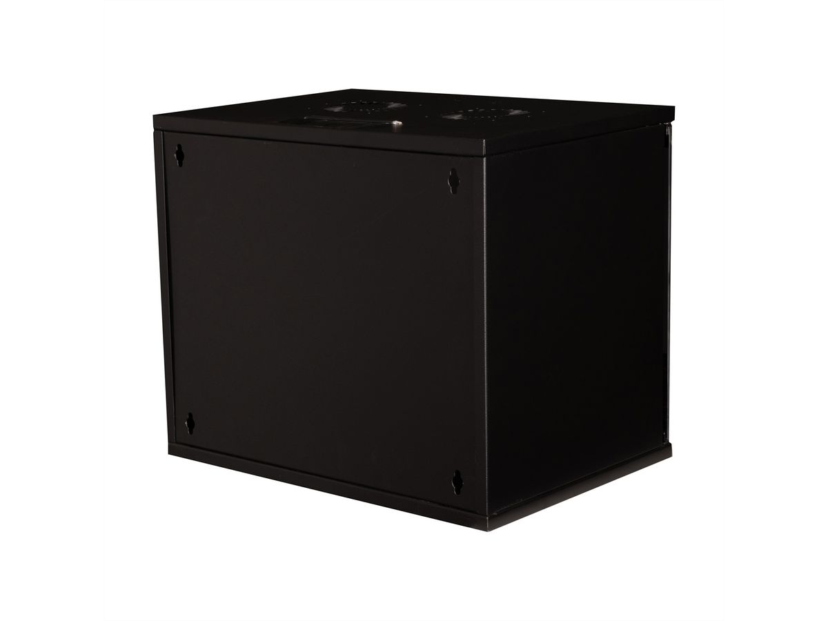 ROLINE 19-inch wall-mounted housing Basic 9 U, 540x400 BxT kit black