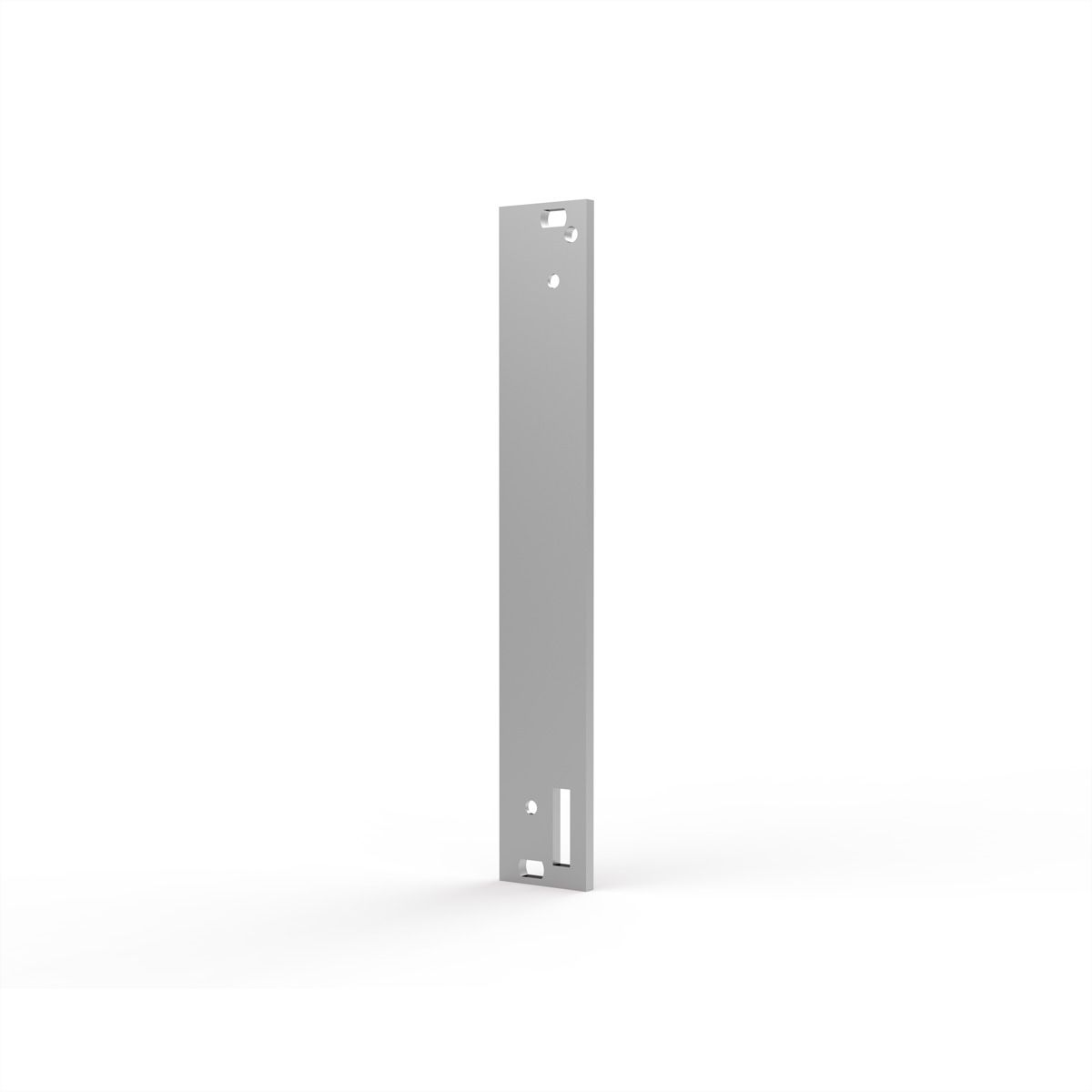 SCHROFF Plug-In Units Front Panel, Unshielded, for Handle Form 1, 3 U, 4 HP, 2.5 mm, Al, Front Anodized, Rear Conductive