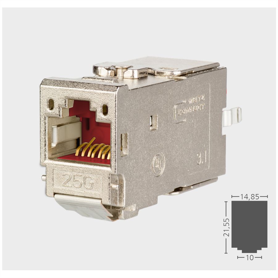 METZ CONNECT 25G-net Jack, 25G-module