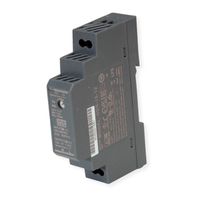 MEAN WELL HDR-15-12 Hutschienennetzteil 15W 12V DC, anthrazit