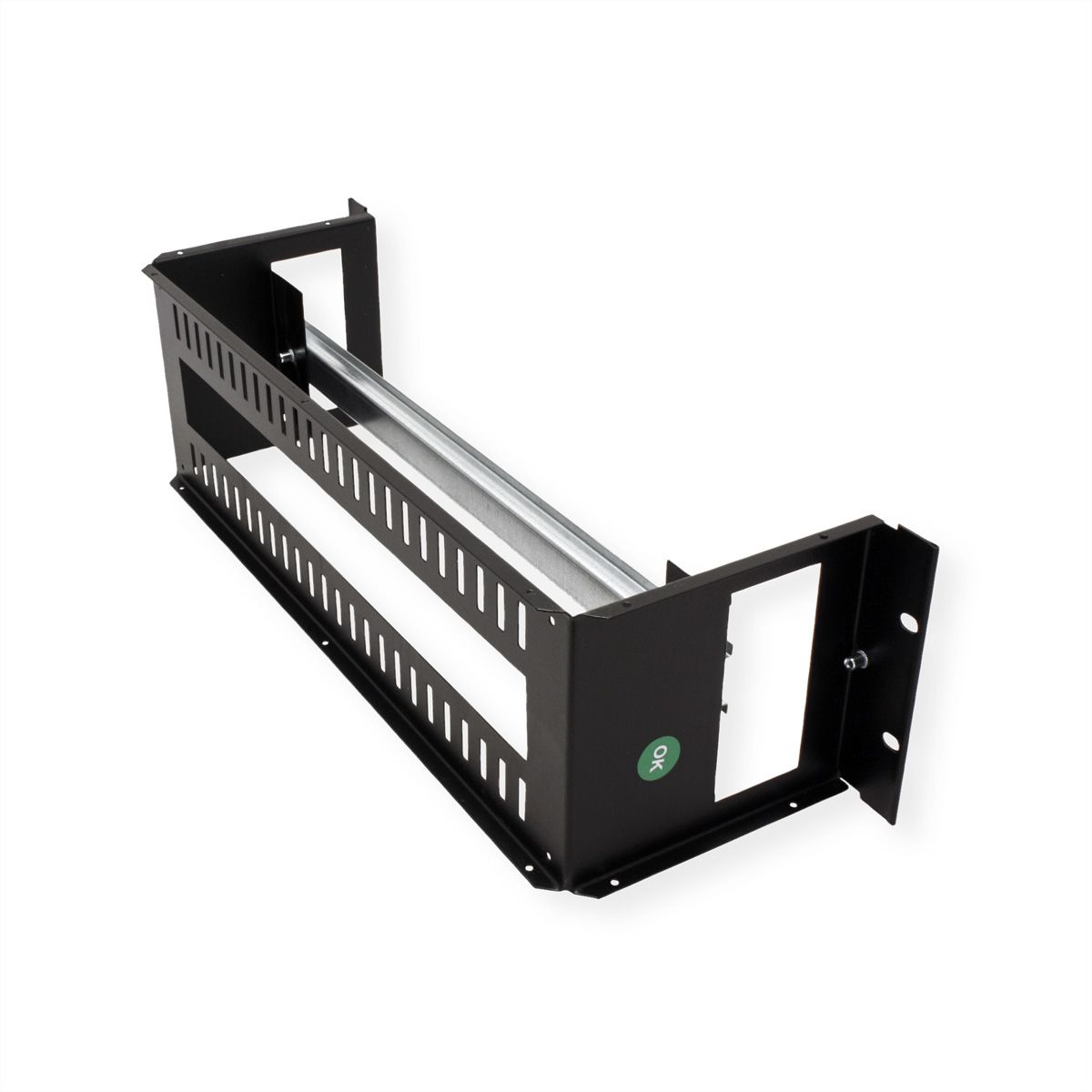 ROLINE 19-inch top-hat rail support 3 U, 133x482x123 HxWxD