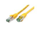 ROLINE RM Patchkabel Cat.6A S/FTP (PiMF), geel, 10 m