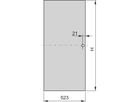 SCHROFF Eurorack Steel Door, 180° Opening Angle, RAL 7021, 29 U 600W