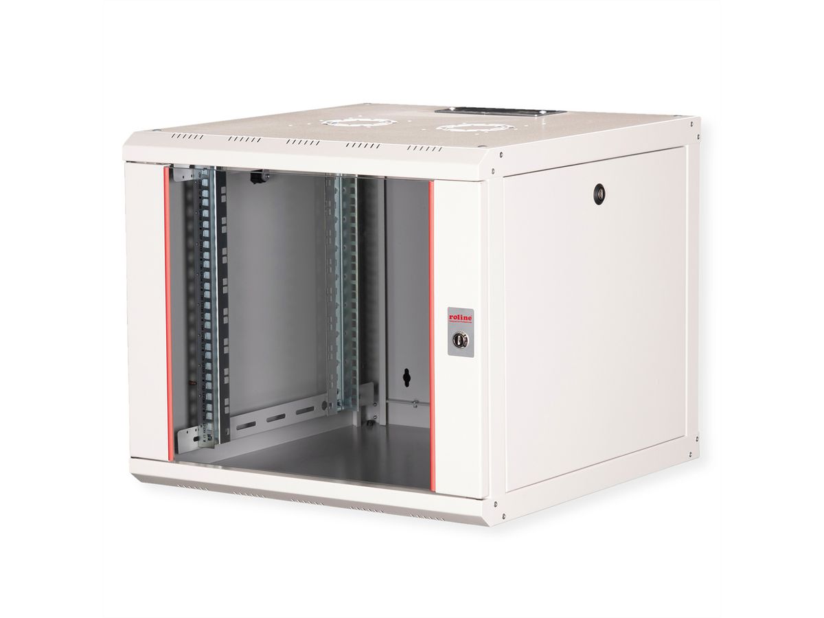 ROLINE 19-inch wandbehuizing Pro 9 U, 600x600 BxD grijs