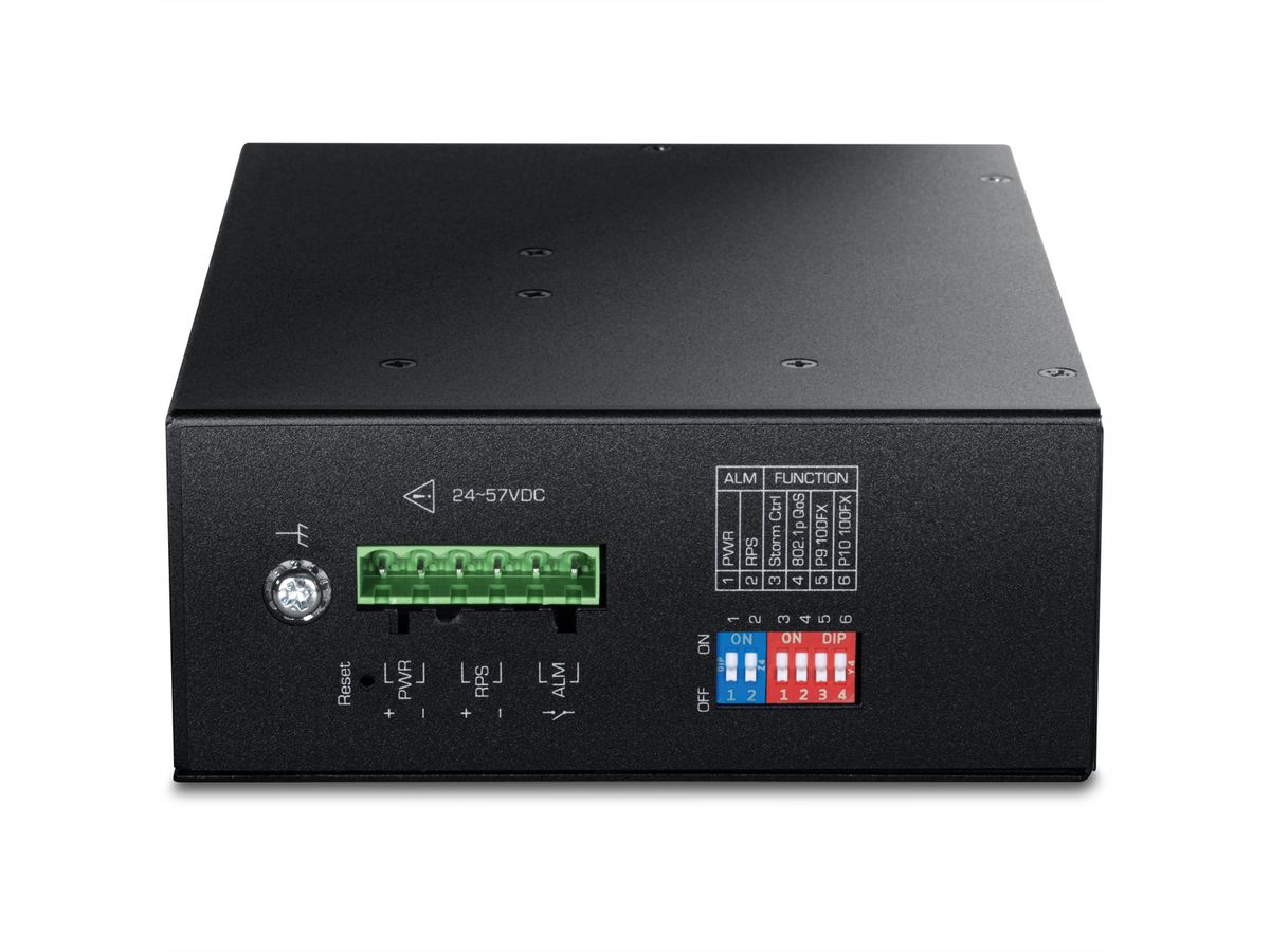TRENDnet TI-PG103i 10-Port PoE+ Switch Industrial Gigabit L2 Managed DIN-Rail