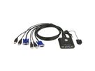 ATEN CS22U KVM Switch VGA, USB, 2-Poorts