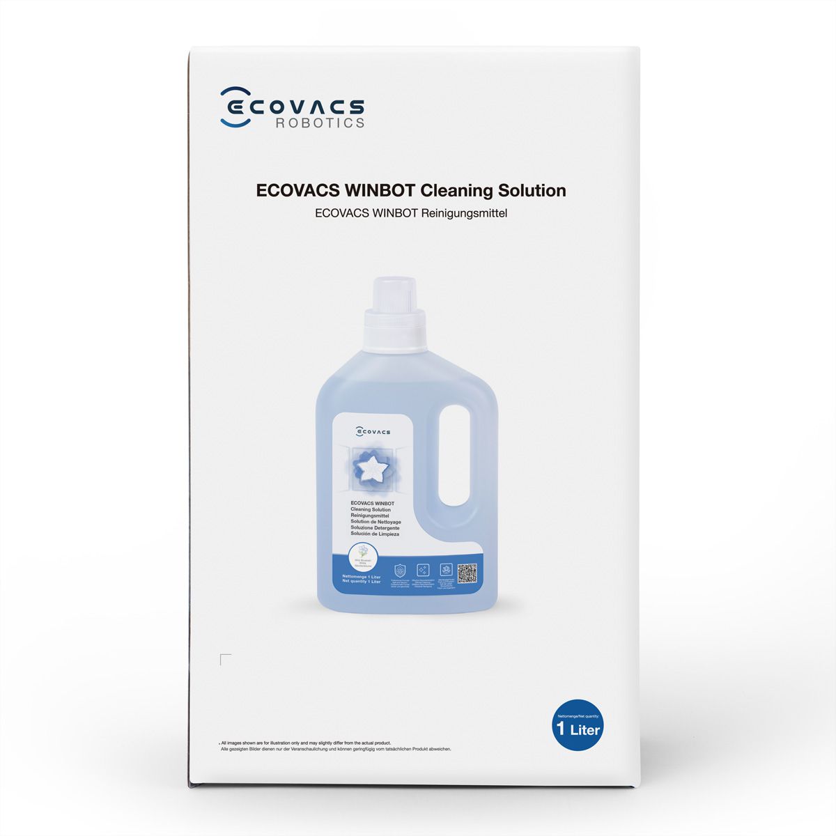 Ecovacs WINBOT reinigingsoplossing 1 l, voor Winbots-Serie