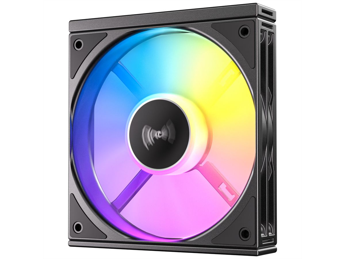 ANTEC C120 ARGB Fan Reverse PC Case Fan 120mm 3-in-1-Pack, black