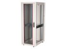 ROLINE 19-inch network cabinet Basic 32 U, 600x800 WxD glass door grey