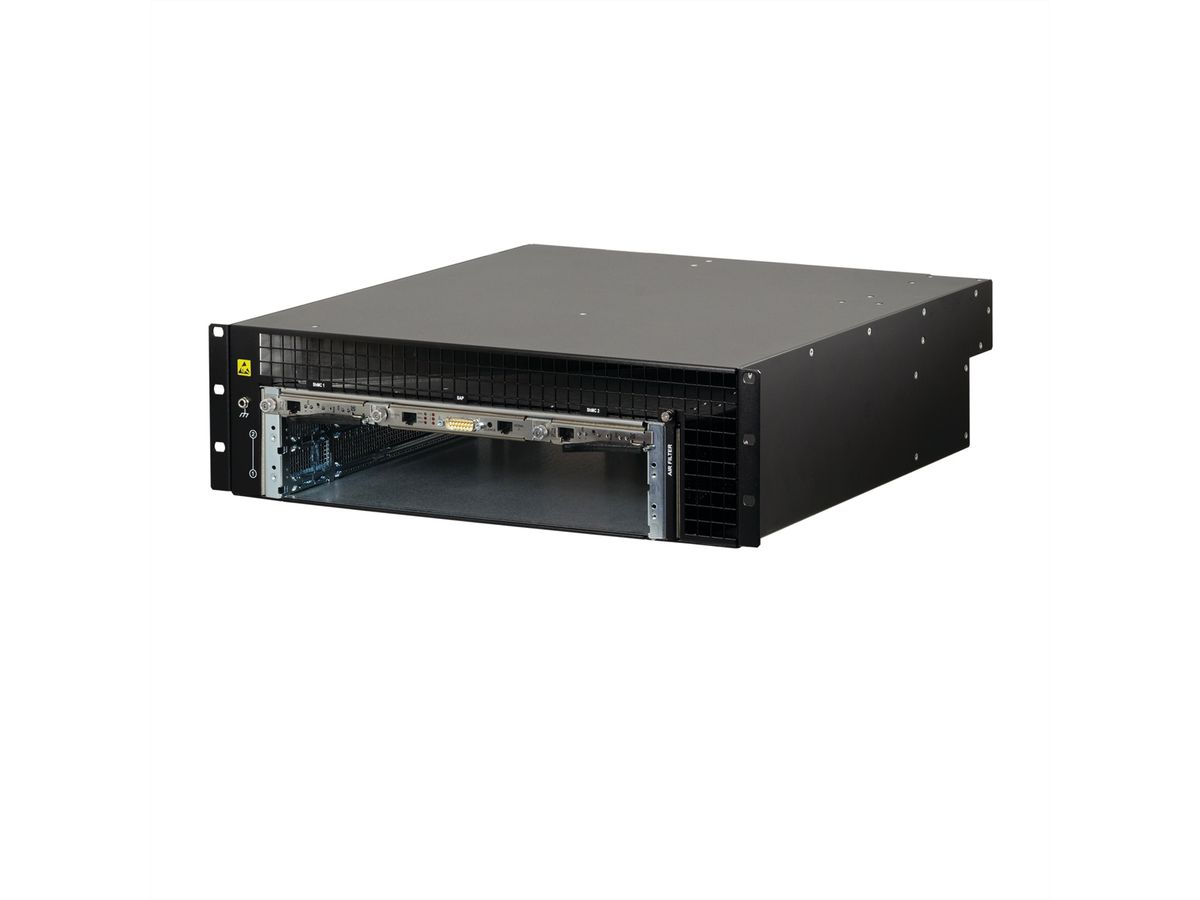 SCHROFF ATCA System 450/40 FTR Series, 2 Slot, DC, Hub/Hub, Bussed IPMB