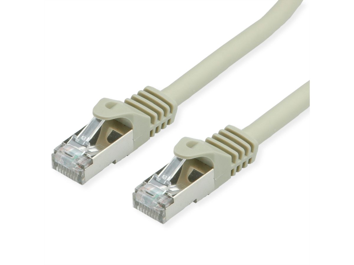 VALUE S/FTP Cable Cat.7, with RJ-45 connectors (500 MHz / Class EA), grey, 5 m