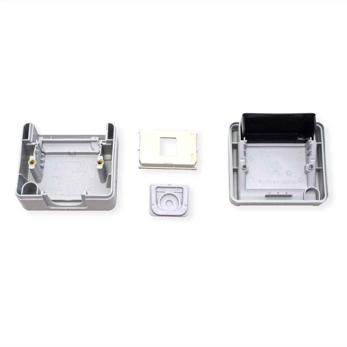 TELEGÄRTNER hous AP IP44, incl. mounting plate for 1x AMJ