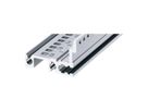 SCHROFF horizontale rail achteraan, type H-MZ, zwaar, met Z-rail, 28 PK