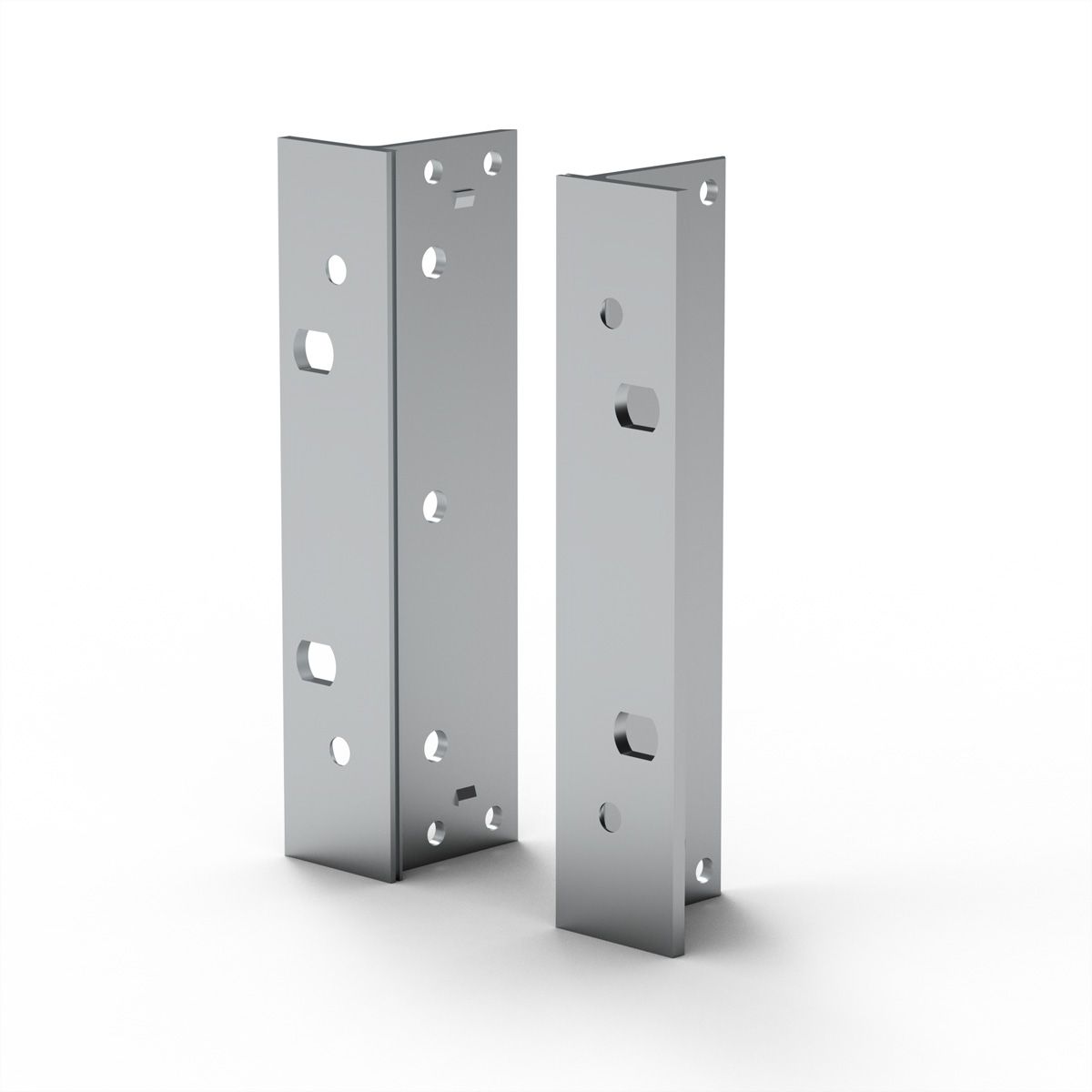 SCHROFF EuropacPRO 19" Bracket for Stainless Steel Gasket, Type F, Handle Holes, 3 U