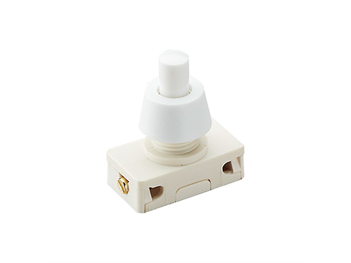 BACHMANN Druckknopfschalter Serie 3030, Ausschalter, 1polig, weiß