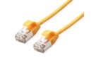 ROLINE U/FTP DataCenter Patch Cord Cat.6A (Class EA), LSOH, slim, yellow, 2 m