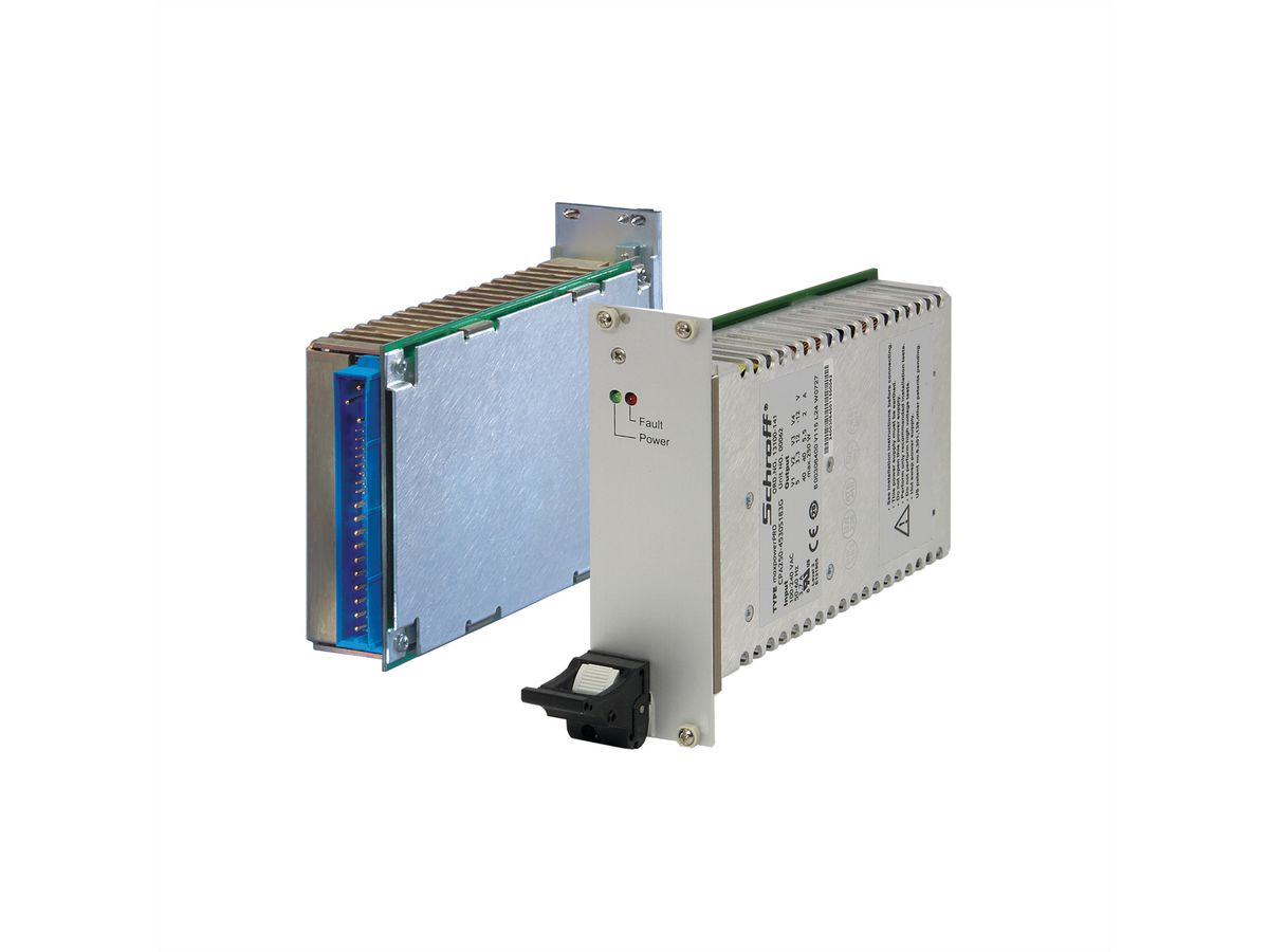 SCHROFF PSU 19" for CompactPCI, AC/DC, 3 U, 8 HP