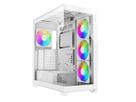 XILENCE Xilent Gleam X818.W.ARGB Gaming ATX PC-behuizing wit, RGB ATX Midi Tower