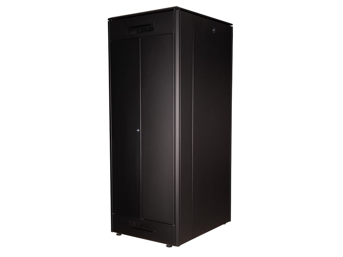 ROLINE 19-inch netwerkkast Pro 42 U , 800x1000 BxD Glazen deur zwart