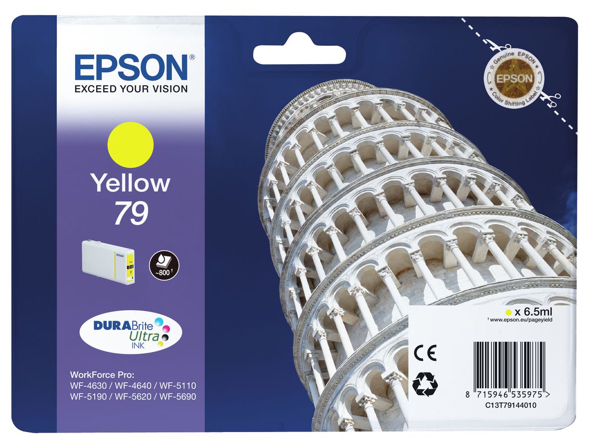 Epson Singlepack Yellow 79 DURABrite Ultra Ink