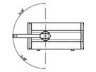 SCHROFF RatiopacPro Tip-Up Handle Assembly Kit, 4 U, 42 HP, 315 mm