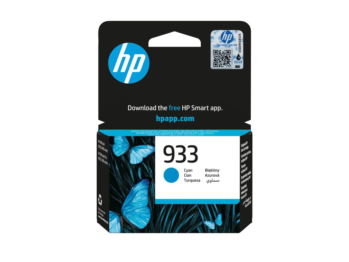 HP 933 Cyan Officejet Ink Cartridge