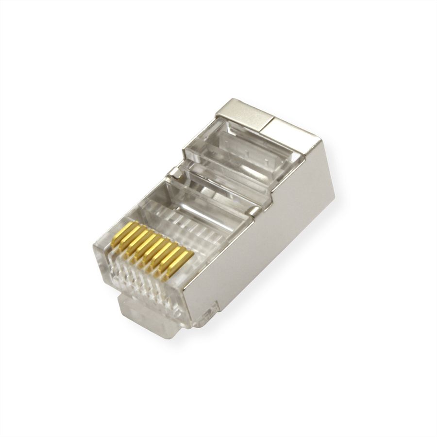 ROLINE modulaire connector, afgeschermd, Cat.5e (klasse D), 10 St.
