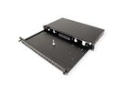 ROLINE 19'' rek voor keystone modules, 16P., voor glasvezel keystones, zwart