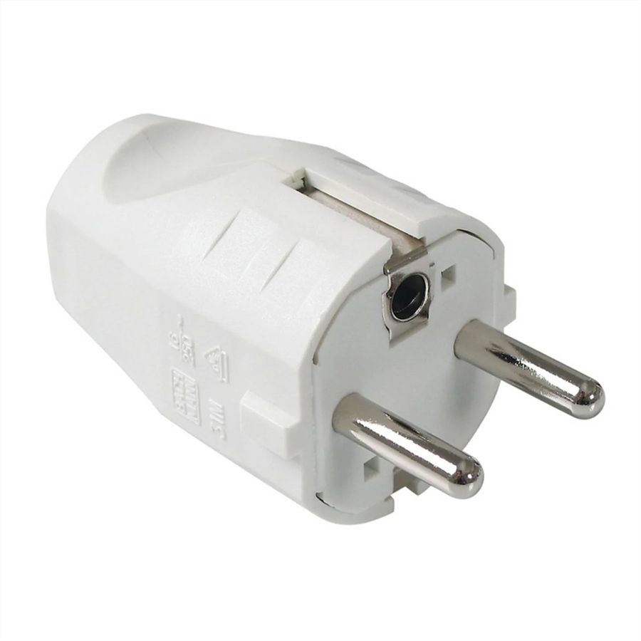 BACHMANN mounting plug, for supply cable H03VV-F3G0.75-1.0-1.5mm, white