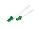 ROLINE Fibre Optic Jumper Cable 9/125µm, OS2, LC/LC, APC, simplex, LSOH, armoured, white, 20 m