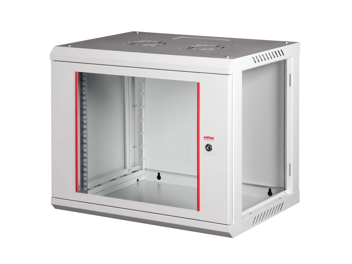 ROLINE 19" Wall Cabinet Basic Plus 9U, 600x450 BxT grey