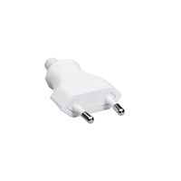 BACHMANN Euro flat plug, white, Screw connection PU 3 pcs. in polybag