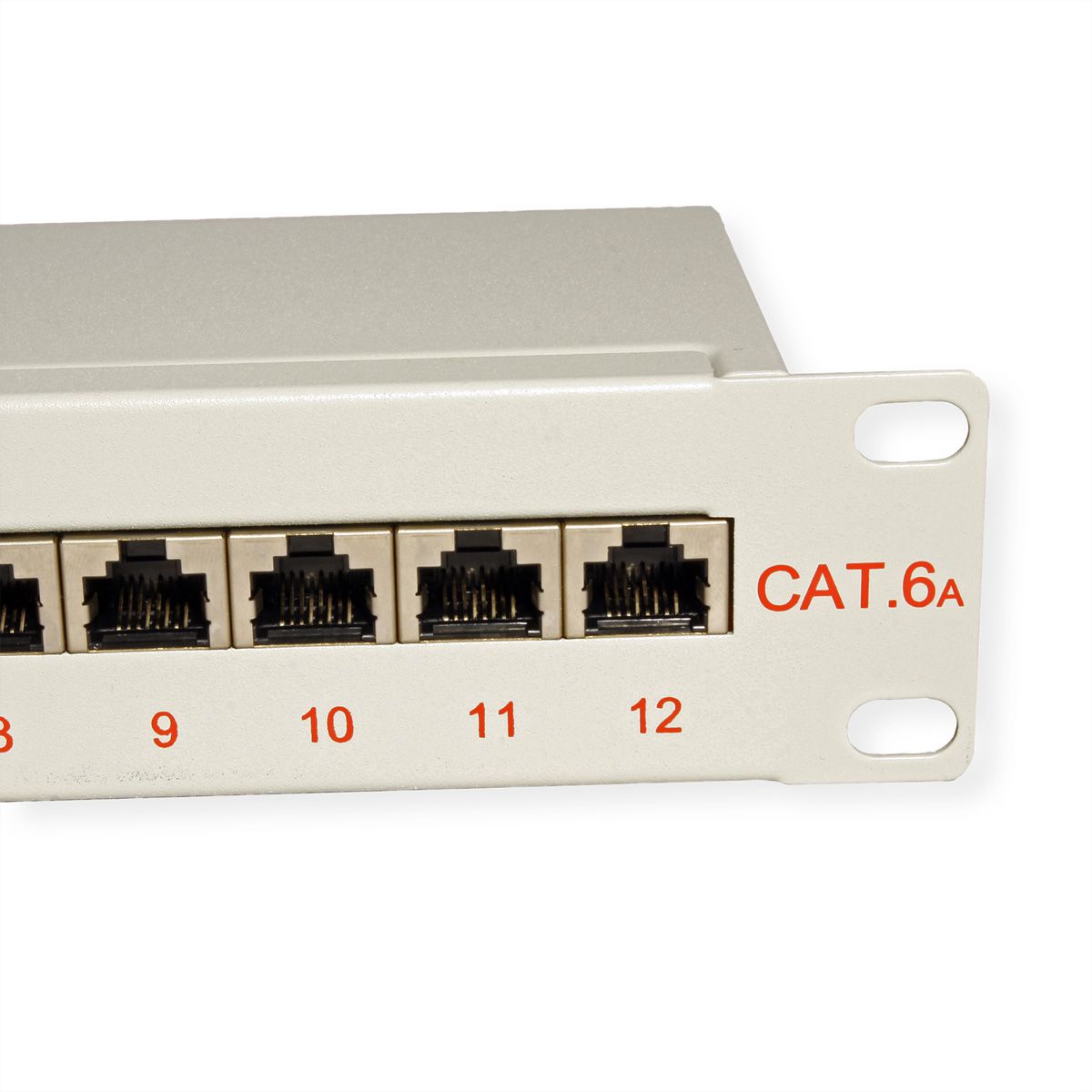 ROLINE 10-inch Patchpanel 12 Poorts, Cat.6A (Class EA), afgeschermd