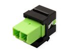 ROLINE Keystone glasvezeladapter LC/LC Duplex, Multimode, OM5