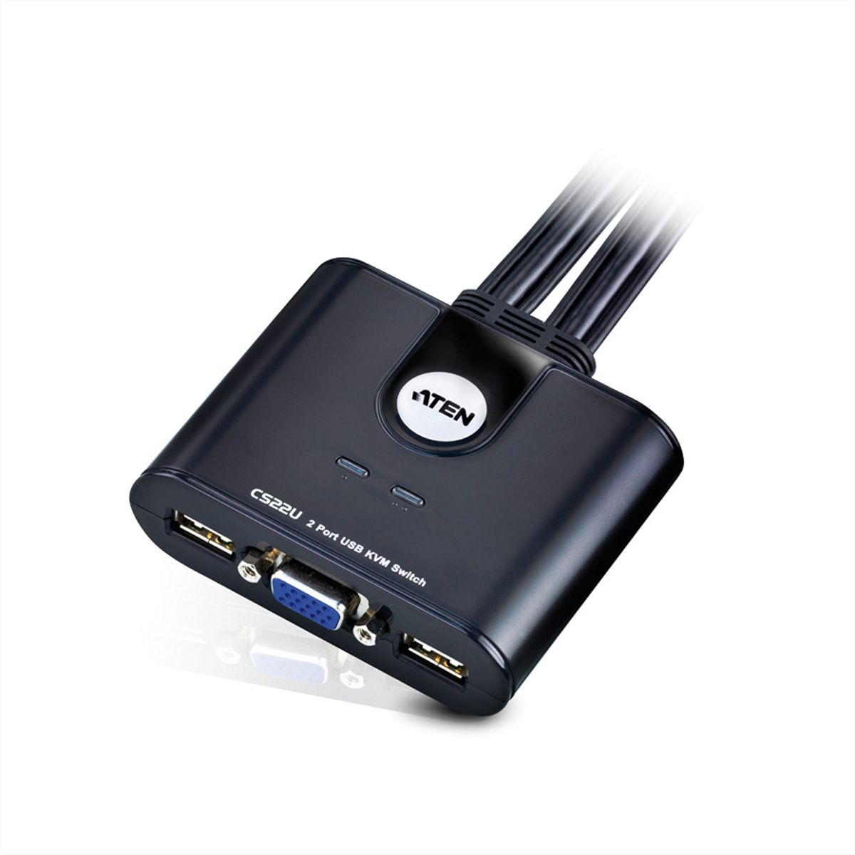 ATEN CS22U KVM Switch VGA, USB, 2-Poorts