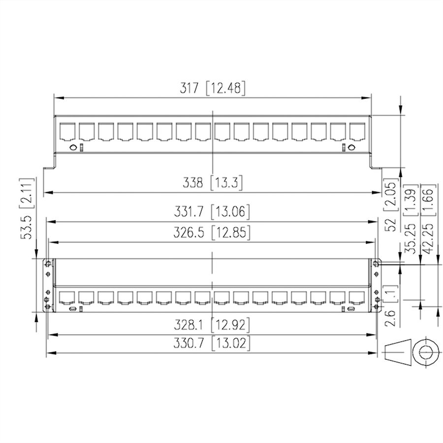METZ CONNECT SmartConnect PP 16-poorts MC-module