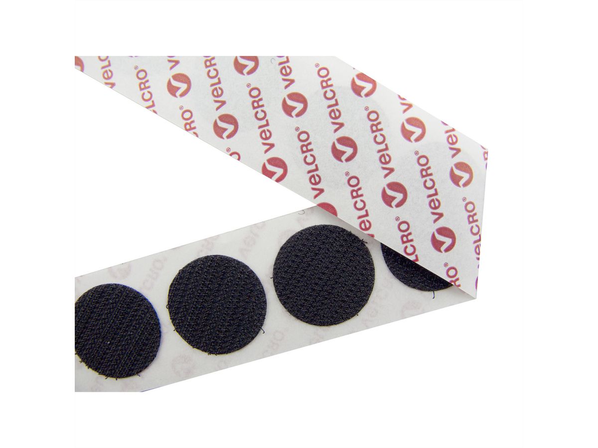 VELCRO® Zelfklevende klittenbandstippen alleen haken 19mm x 125 Wit