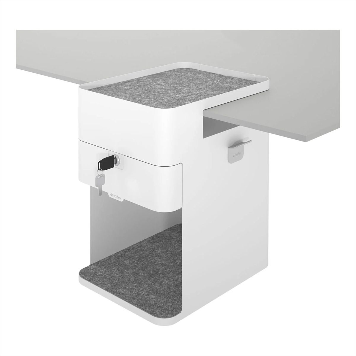 DATAFLEX Bento® desktop locker, 500, white