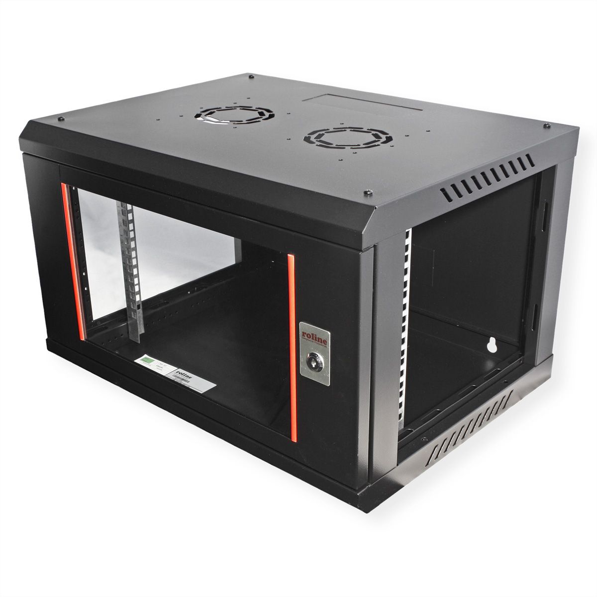 ROLINE 19" Wall Cabinet Basic Plus 6U, 600x450 BxT black