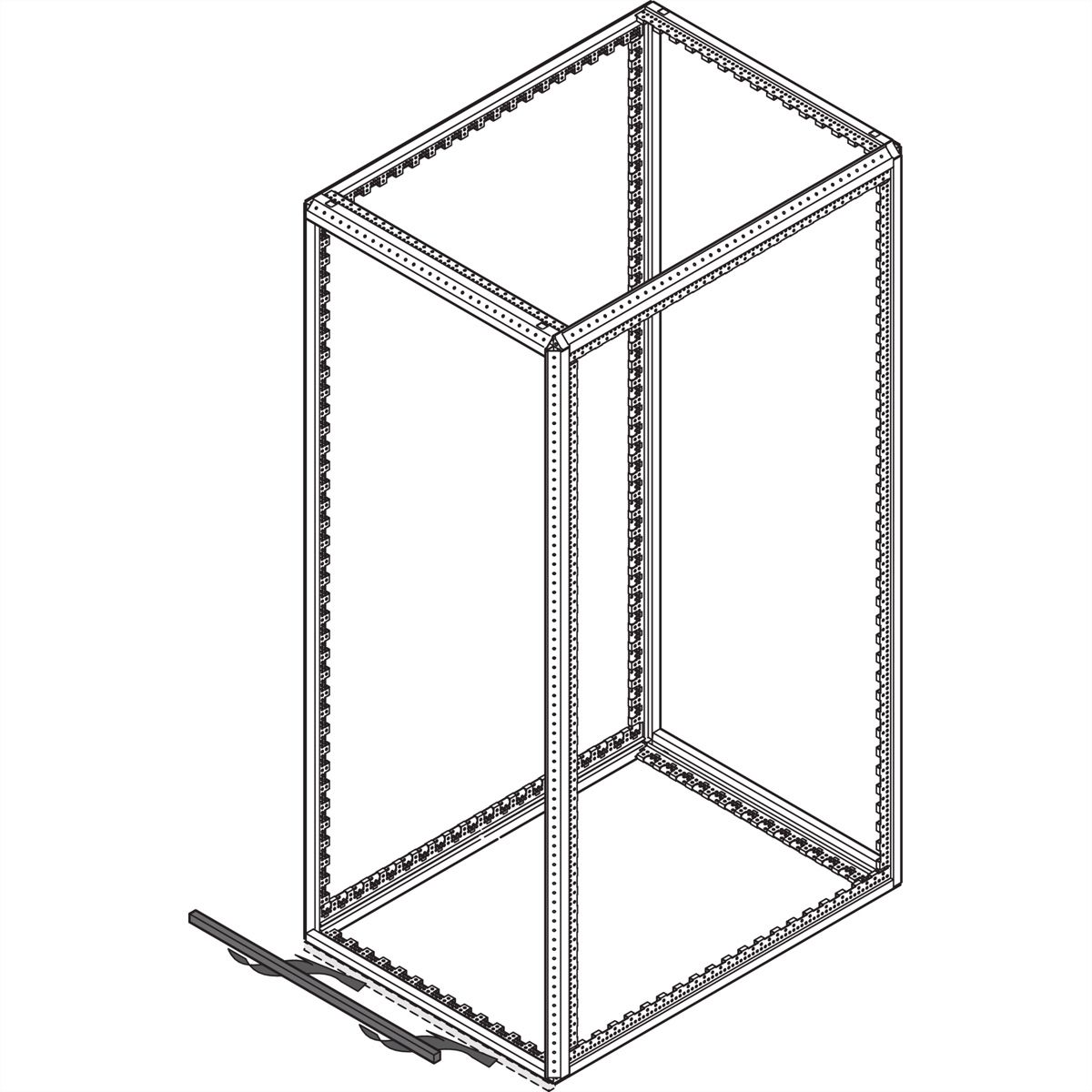 SCHROFF Side-by-Side Mounting Kit for Varistar, IP 55, With Gasketing