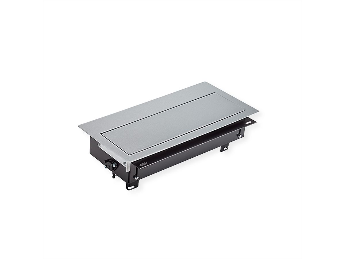 BACHMANN TOP FRAME Medium grijs/zwart, Tafelmodel met frame