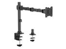 VALUE LCD-arm voor zware belasting, draagstang, 4 scharnieren, tafelmontage, tot 20 kg