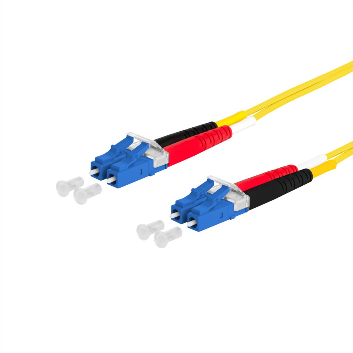 METZ CONNECT OpDAT patch cord, LC-D/LC-D OS2, 4 m