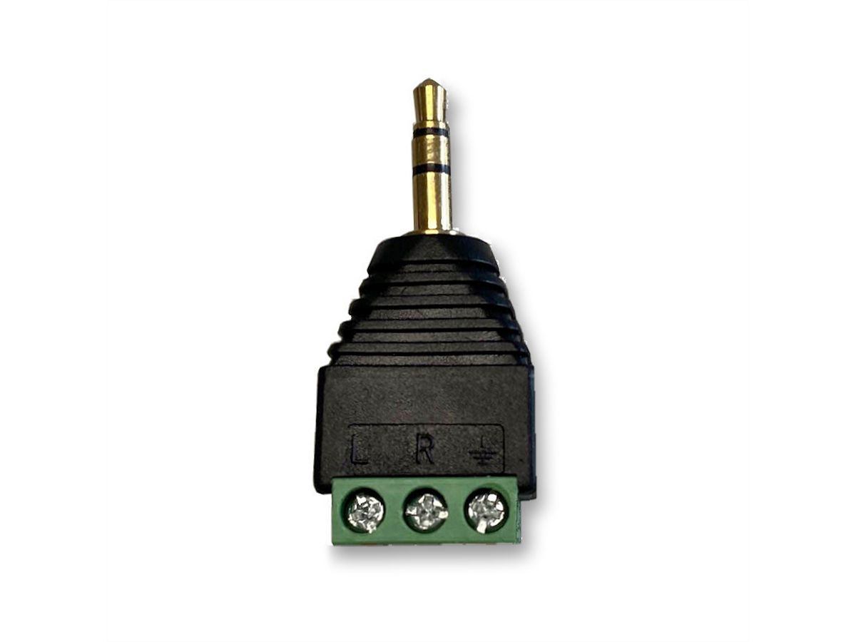 GUDE 7960 jack plug adapter 3 polig, 3,5 mm