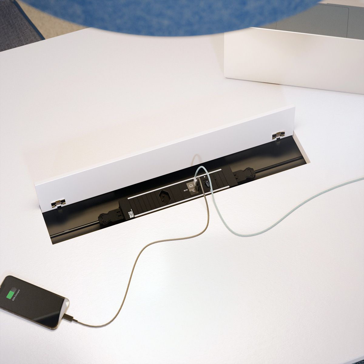 BACHMANN CONFERENCEF M 1xCH 0°, 1xUSB C/C 65W 1xCM