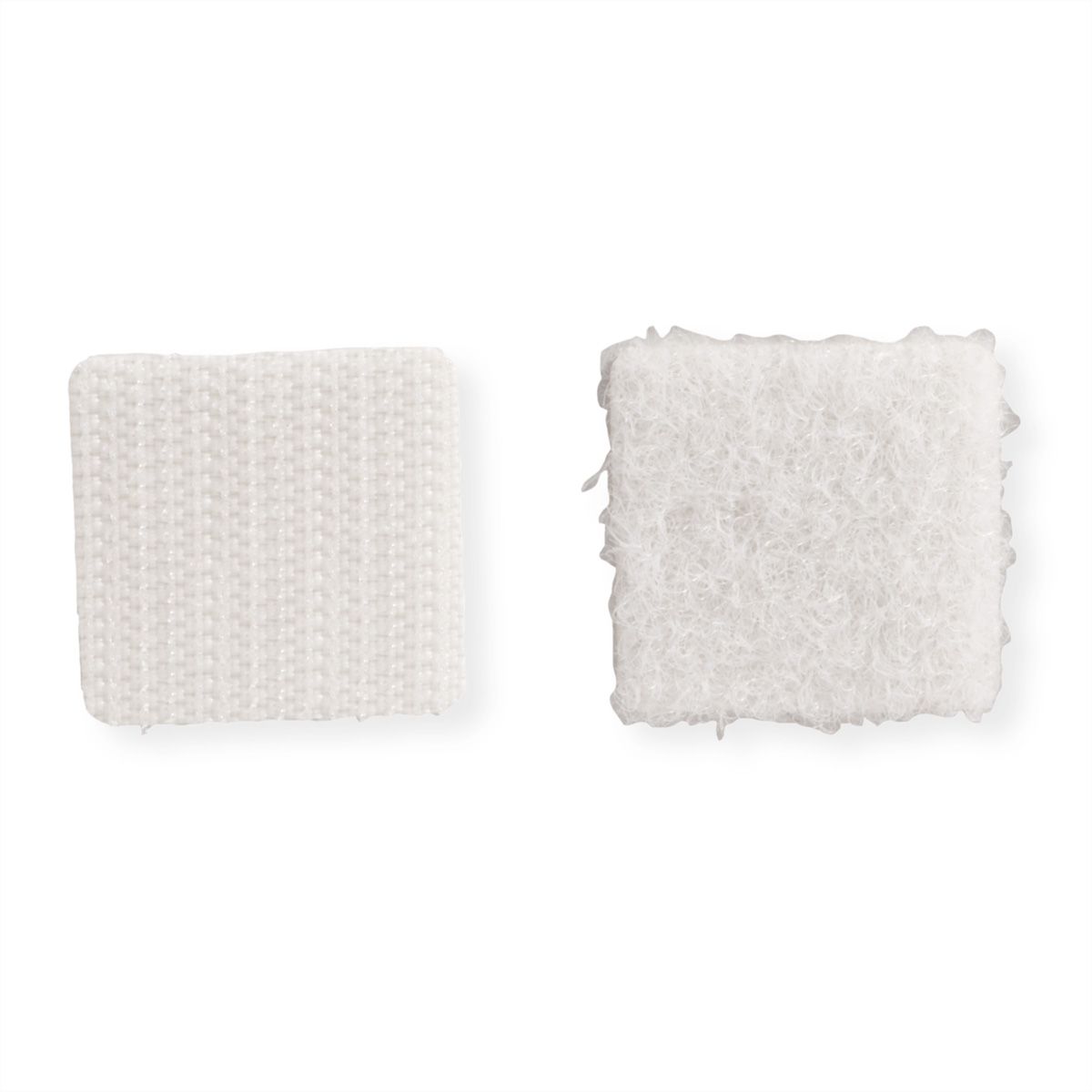 VELCRO® zelfklevende klittenband met haken en lussen 25 mm x 25 mm x 24 sets wit