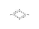 SCHROFF Interscale Mounting Bracket for 70 mm Flexible Heat Conductor (FHC), AMD CPU