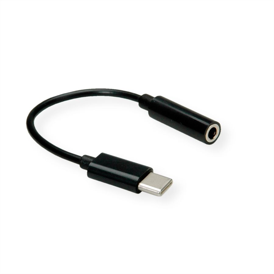 VALUE USB type C - 3,5mm Audio Adapter, Male/Female, 0,13 m