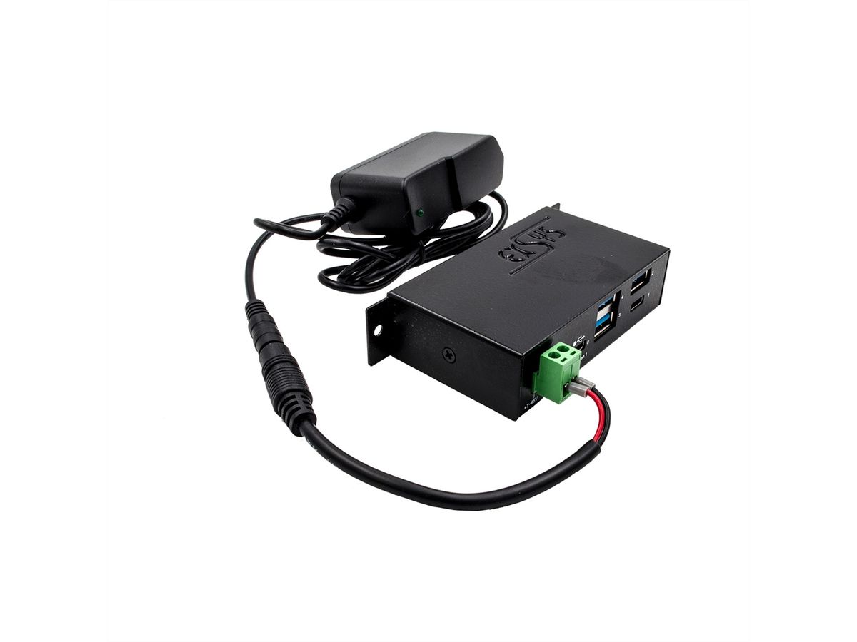 EXSYS EX-K1110 DC-kabel voor aansluitblok, zwart